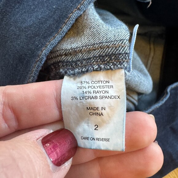 New York & Co Ultra High-Waist Super Skinny Jeans Size 2 - Picture 7 of 12